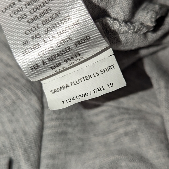 Toad&Co Samba Flutter Long Sleeve Shirt Grey Women's XS - Picture 6 of 8